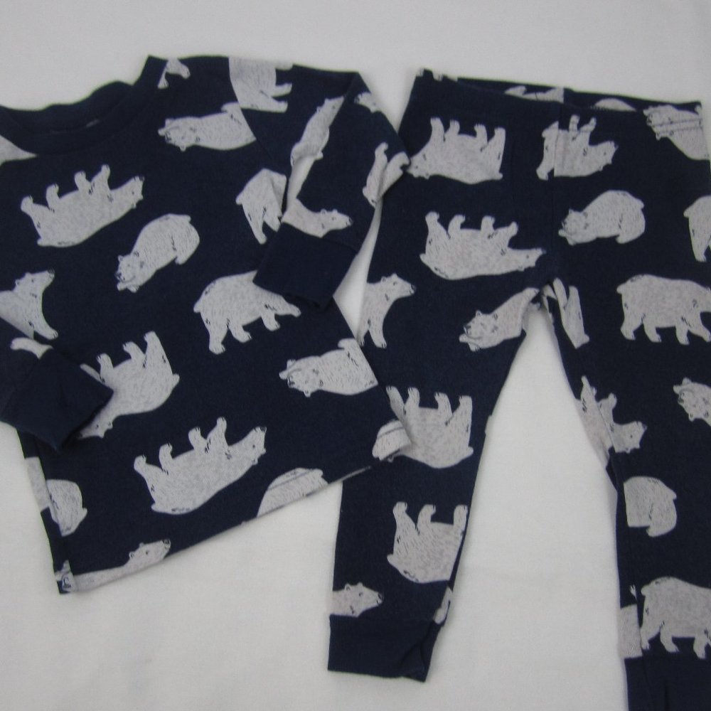 Polar Bear 2 Piece Pajama Set size 18 months